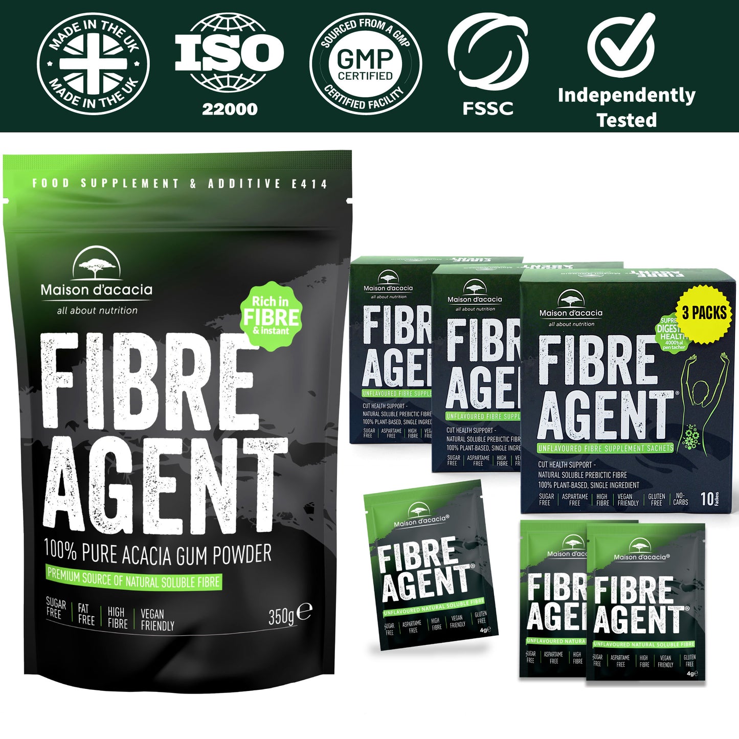 FibreAgent® 350g Pouch.